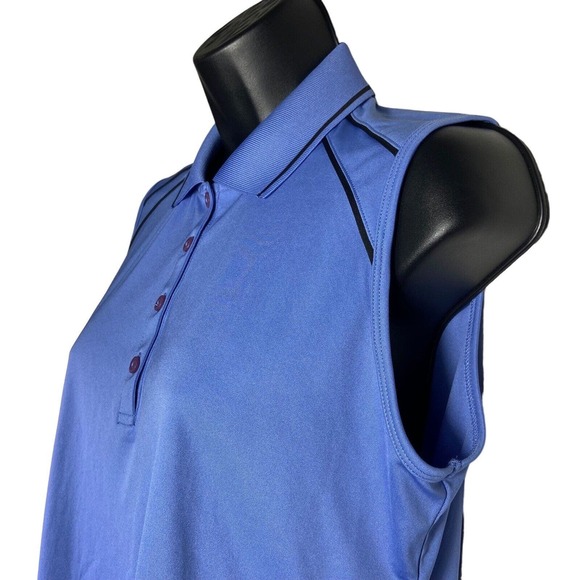 Greg Norman Women's Polo Lavender Golf Collared Tank Top Shirt Size Medium - Picture 2 of 9